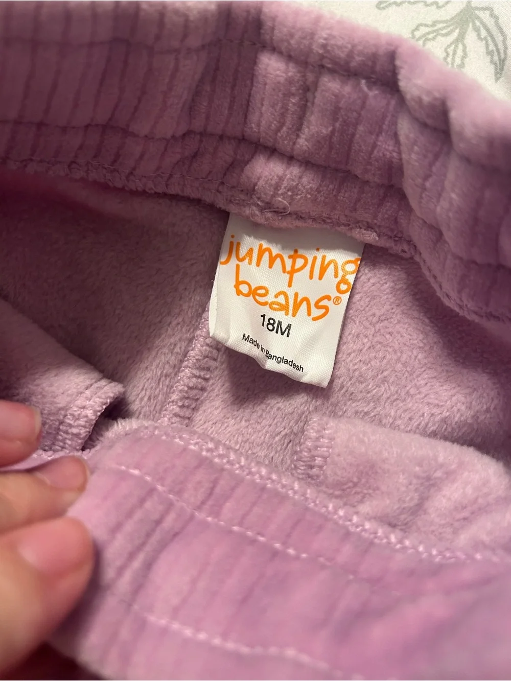 Kids Mauve/Purple Plush Corduroy Set